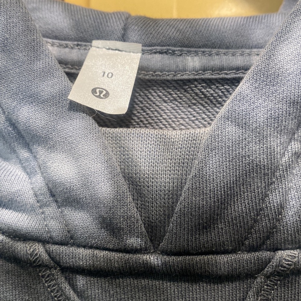 lululemon City Sweat Earth Dye in Earth Color Stone size 10 - Picture 4 of 5